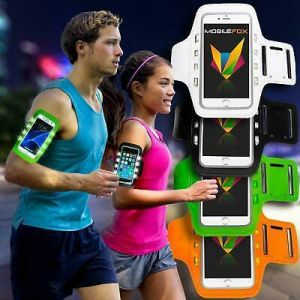 Handy LED-Licht Sport Armband Tasche Halter Hülle Case Joggen Fitness Schutz