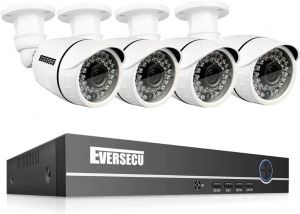 The Place Electronic security camera system - 4 channels