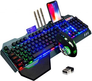 Wireless gaming keyboard and mouse